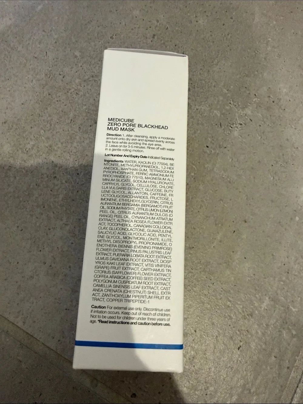 Medicube Zero Pore Blackhead Mud Mask - White